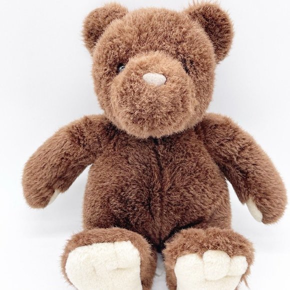 Gund Brown Tan Feet Teddy bear 1991 Plush Stuffed Animal 13 Inch - Picture 5 of 7